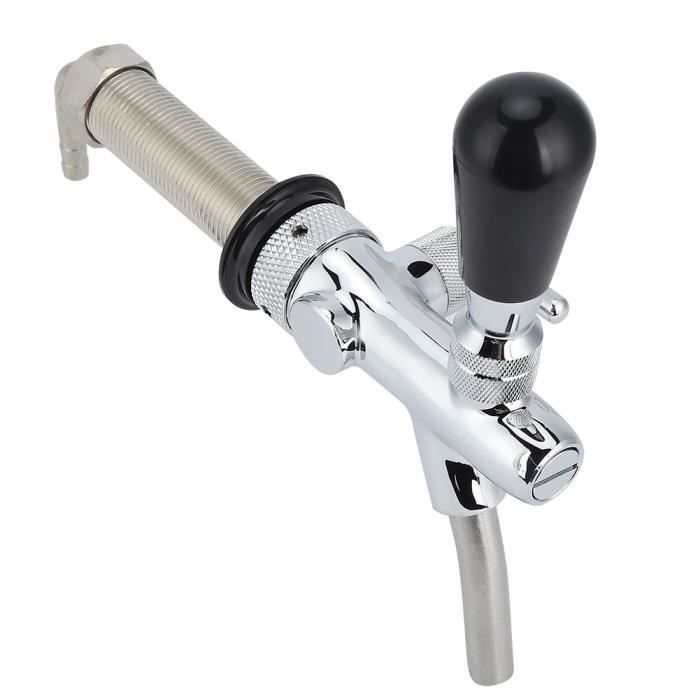 Lybunair Robinet à Bière Premium En Acier Inoxydable 304 - Robinet Réglable Filetage G5/8 Avec Longue Tige Pour Keg Et Brassage Maison