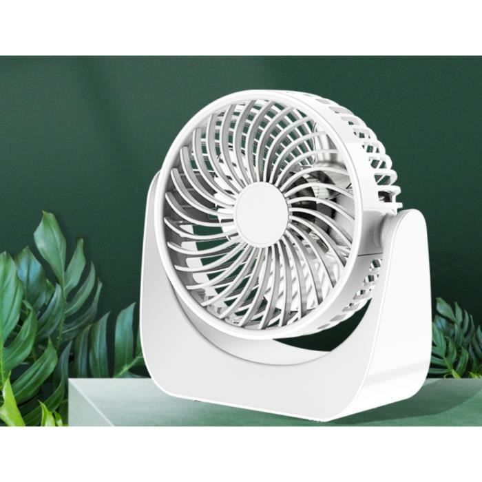Ventilateur - USB - Mini Ventilateur Portable - 360° Rotation - 3 Vitesses - Silencieux - Left Girl