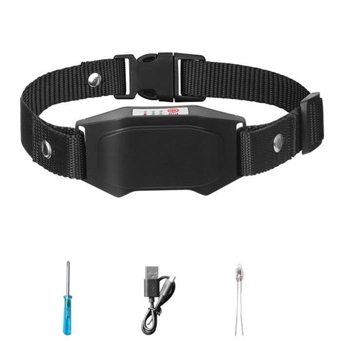 Meilleurs prix pour Collier Anti Aboiement Chien,Rechargeable Collier de Dressage   Sécurité pour Chien,3 ModesCollier Anti- aboiement-Noir