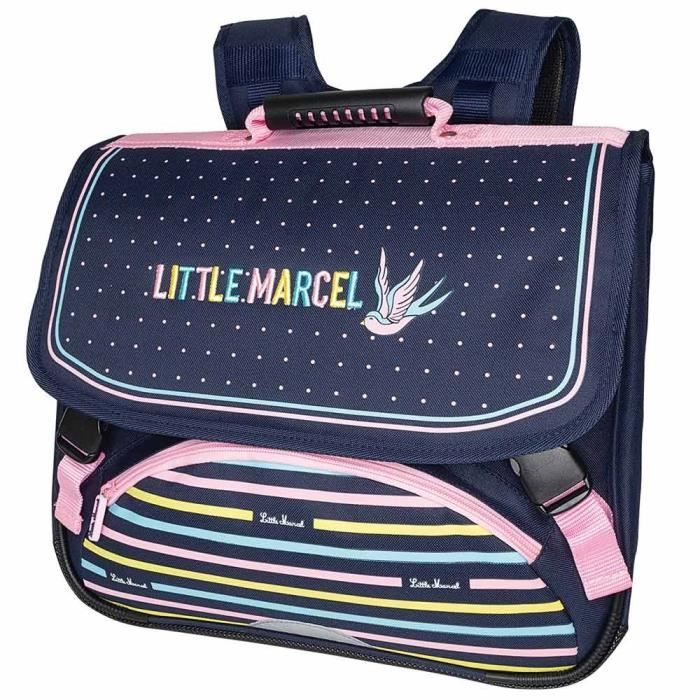 Cartable LITTLE MARCEL Rayé 38 CM