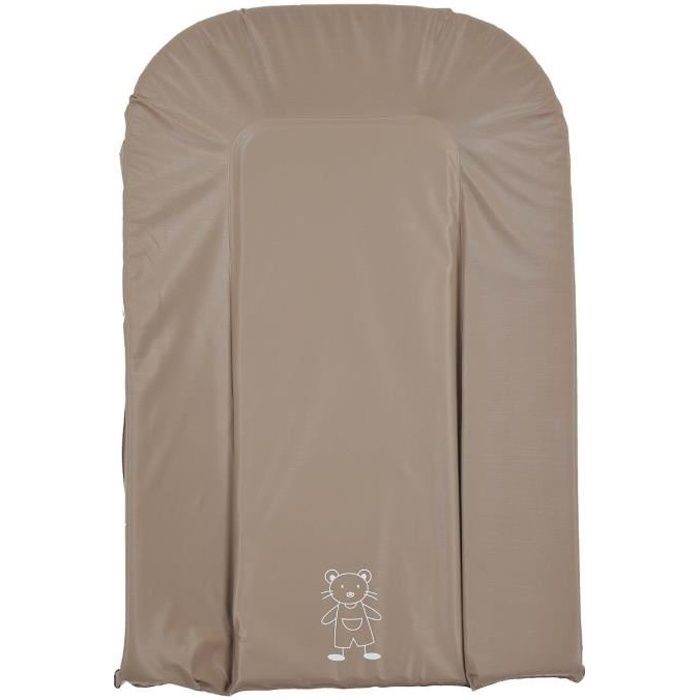 LOOPING  Matelas &agrave; Langer PVC Imperm&eacute;able, Fabriqu&eacute; France Taupe