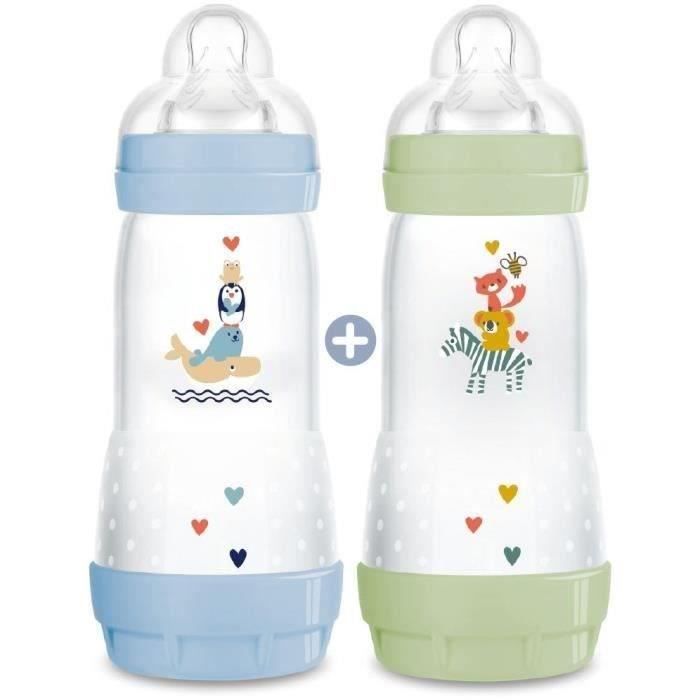 Mam Biberon Easy Start Anti Colique 3ml Tetine Debit 3 Lot De 2 Garcon Cdiscount Puericulture Eveil Bebe