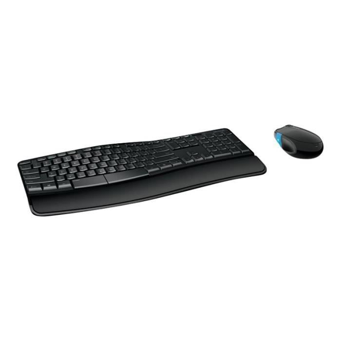 Microsoft Sculpt Comfort Desktop Ensemble clavier et souris sans fil 2.4 GHz nordique