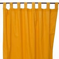 JAZZ rideau à pattes 150x250cm orange 100% coton