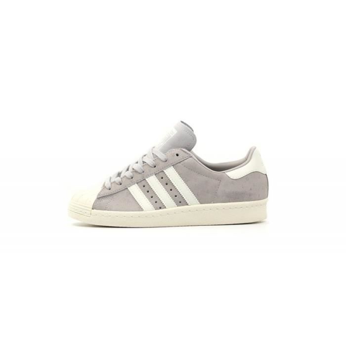 adidas superstar 80s femme gris