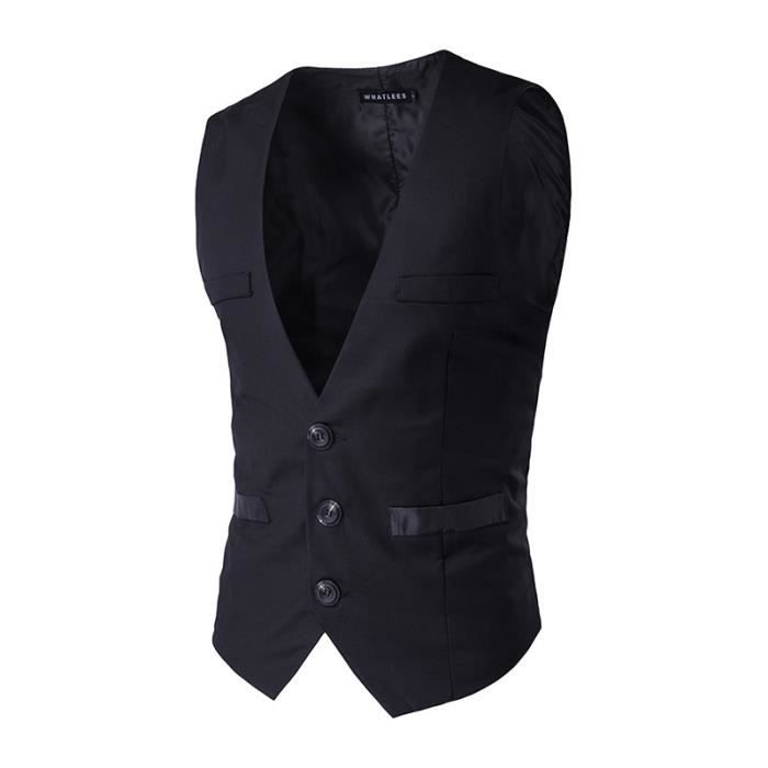 Gilet Costume Homme Noir Mode Slim Fit Gilet Pour Hommes Gris Noir Achat Vente Pull Soldes Sur Cdiscount Des Le 20 Janvier Cdiscount