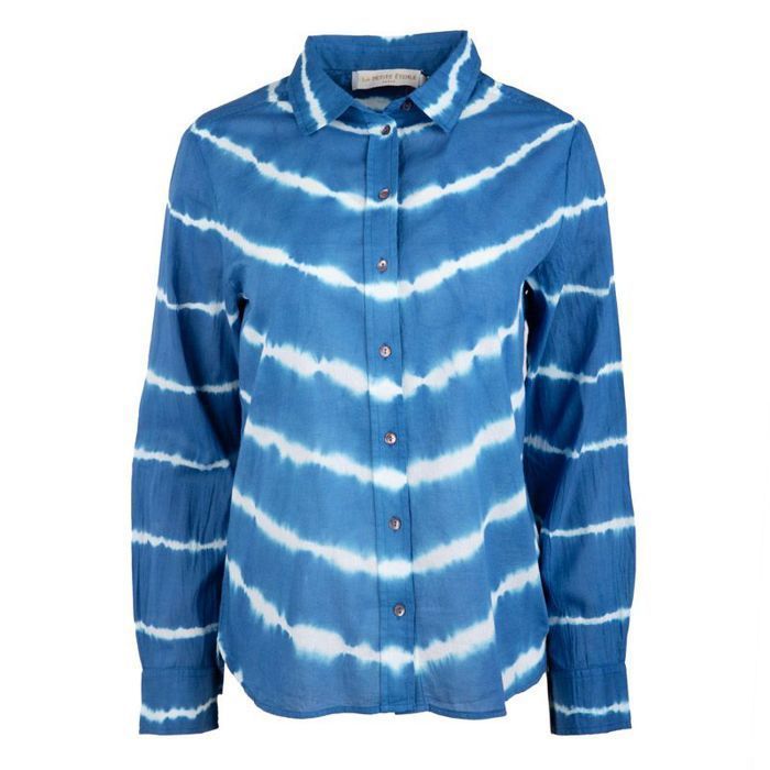 Chemisier manches longues tie and dye theorine en coton Femme LA PETITE