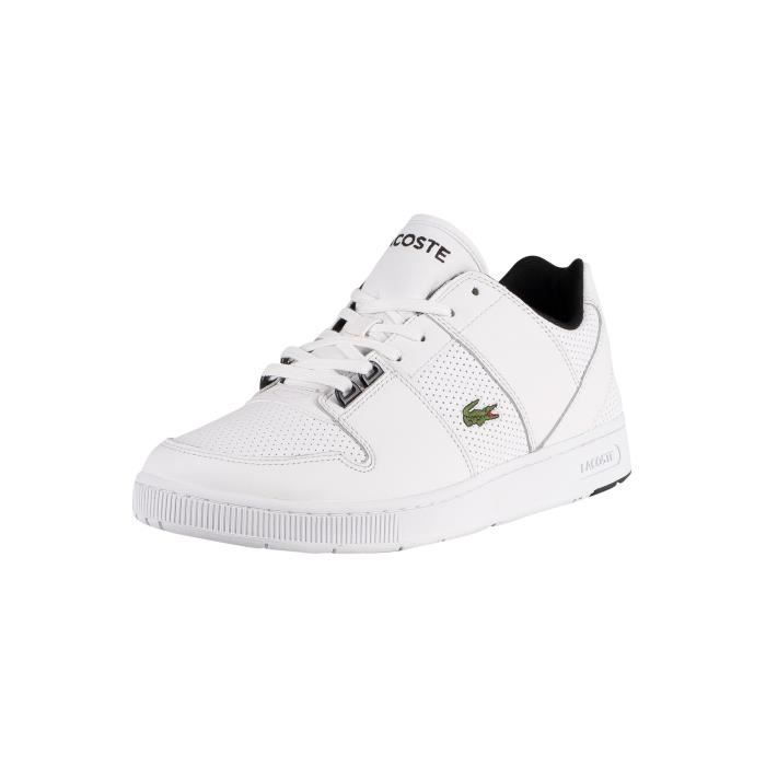 Lacoste Pour des hommes Baskets en cuir Thrill 120 3 US SMA, blanc