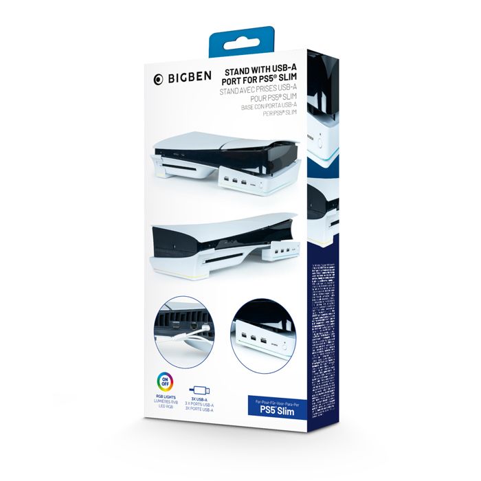 Support vertical BigBen pour console Slim PS5 - vue 6