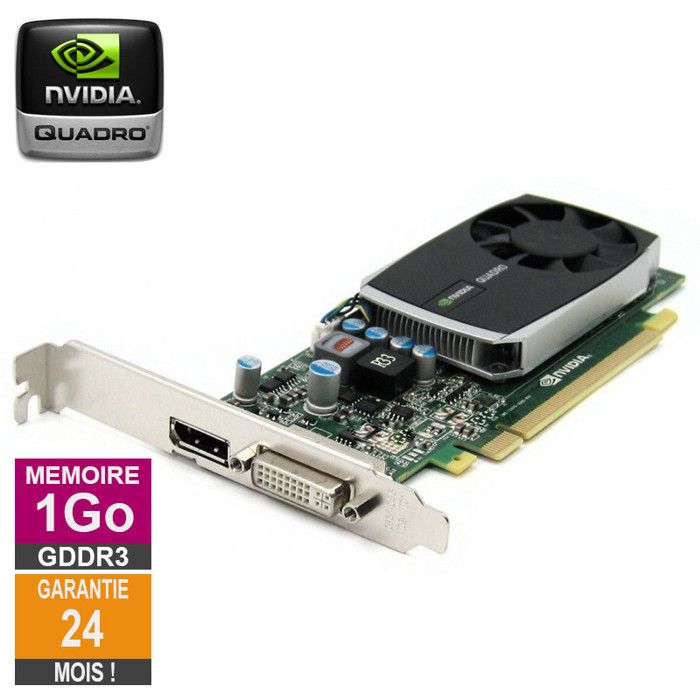 Carte Graphique MSI Nvidia Quadro 600 1Go DDR3 - PCI Express - Occasion