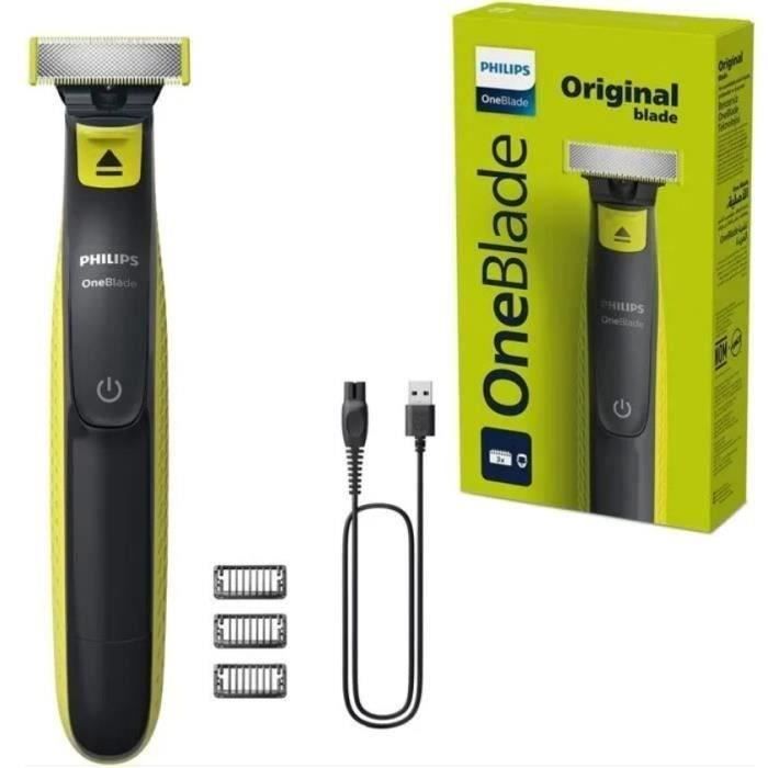 Philips Oneblade QP2724/10 rasoir à barbe 3 attaches (1 / 3 / 5 mm) incluses sans fil