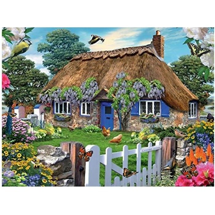 RAVENSBURGER Puzzle 1500 pi&egrave;ces : Cottage anglais