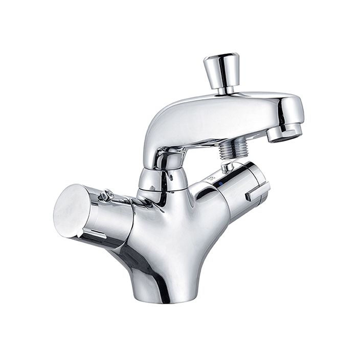 Rousseau robinet mitigeur mécanique baignoire et douche - chromé - monotrou  nf ROU4056452 - Conforama