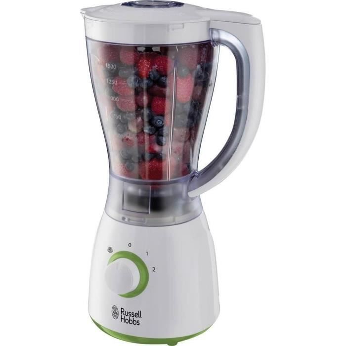 RUSSELL HOBBS 22250-56 Mixeur Blender 15L Explore 600W Bol Gradué Lames Inox 2 Vitesses Fonction Pulse