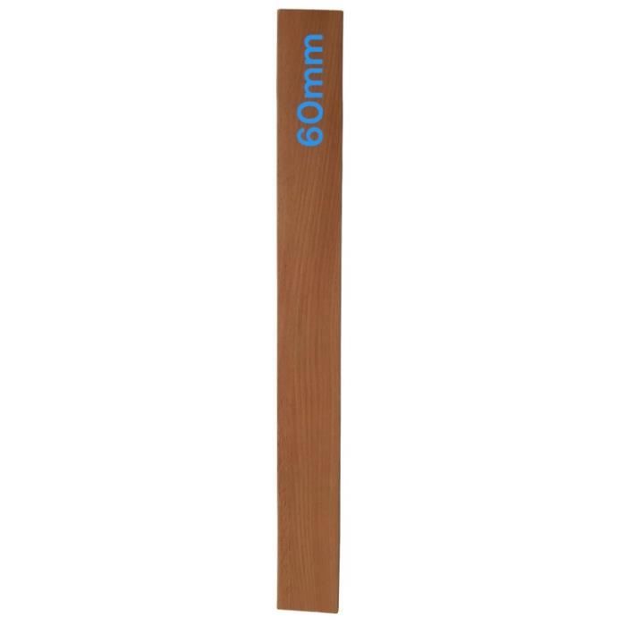 Lot De 3 Lattes De Lit En Hêtre 80 Cm + 6 Embouts - Fabrication Française, 7 Plis, Pour Sommier Et Canapé-lit