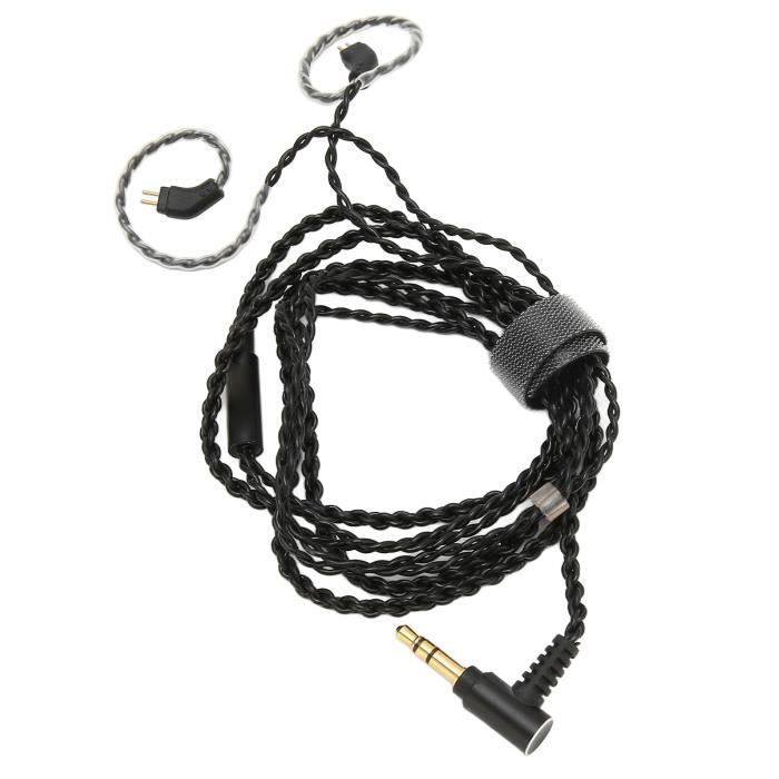 Câble De Remplacement Pour écouteurs - Connecteur 3,5 Mm, Broches 0,78 Mm, Sans Micro