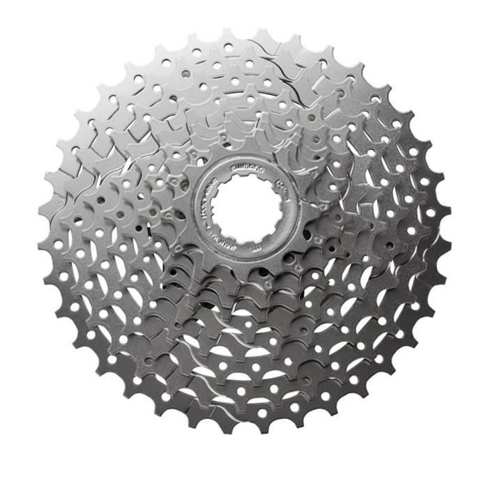 Cassette VTT Shimano Alivio CS-HG400 9s - Mixte - Économique et précise - Super Narrow HG pour 9 vitesses