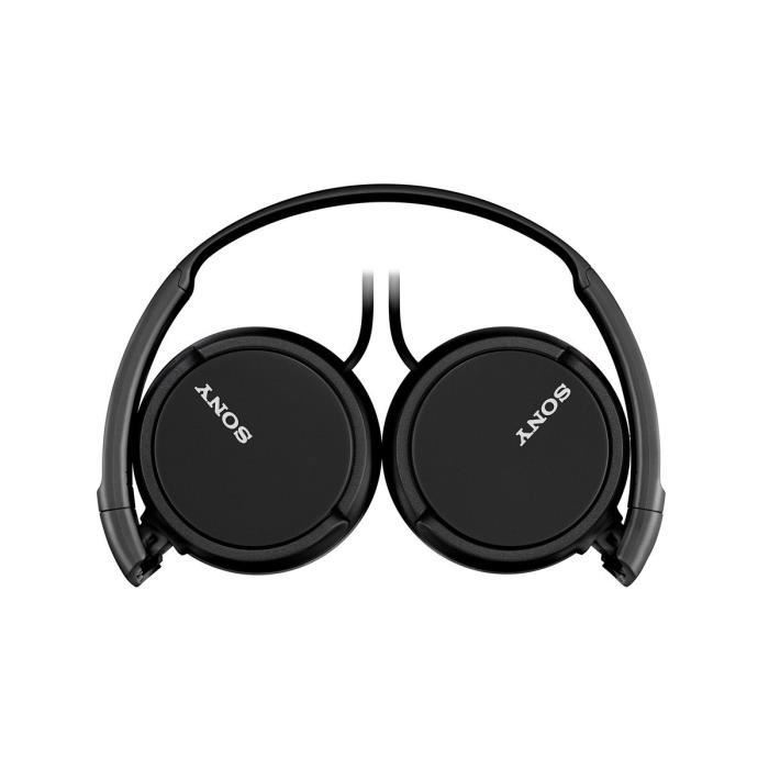 Casque Pliable - Sony - MDR-ZX110B - Noir - Son équilibré - Confort optimal - Filaire