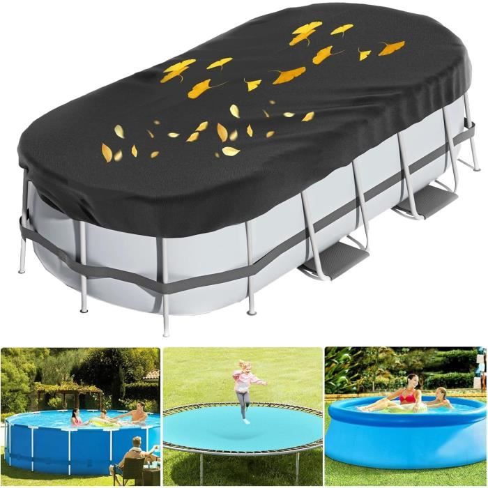 Housse De Piscine Carrée – Protection Thermique, Imperméable, Résistante UV | Pour Spa, Piscine Extérieur, Tailles 130x130cm à 450x220cm