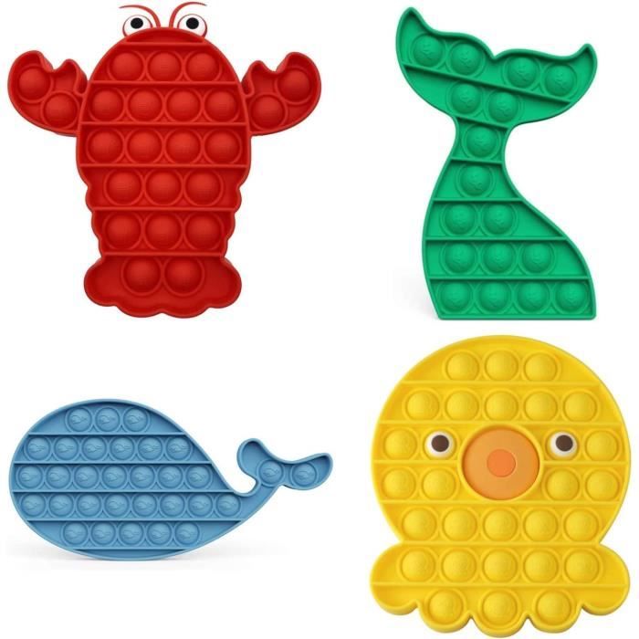 Jouet Anti-stress Pour Clavier - 2 Porte-clés Pour Clavier Relief -stress