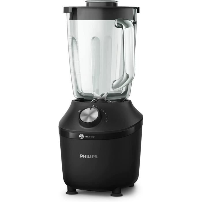 Philips Blender et Mixeur à Smoothie 600W, Pichet 2L, Appli Recettes