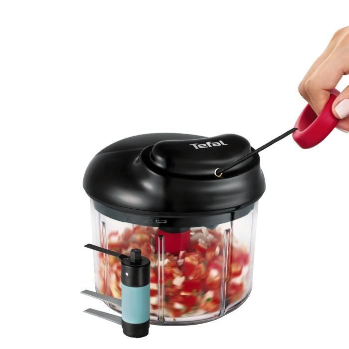 TEFAL Hachoir 5 secondes ICE CRUSHER K0981314 noir et transparent