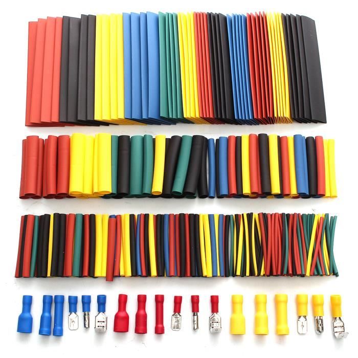 150/ pcs 2 1/ la chaleur Tube de gaine thermor/étractable Gaine transparente kit de c/âble pour fils Coque clair 6/ tailles