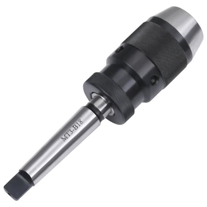 Mandrin De Perçage Auto-serrant Cône Morse MT3 – Serrage Rapide 1-16 Mm Sans Clé