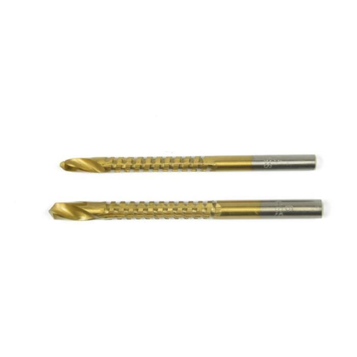 Foret Hélicoïdal 1/2" à Tige Réduite En Acier HSS - Outil Cannelé En Spirale 21mm Pour Perçage Précis Et Puissant