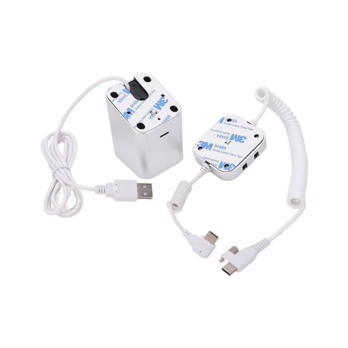Cordon Antivol Rétractable Pour Téléphone - 20 Cm - Léger Et Sécurisé - Pour Randonnée, Vélo, Escalade