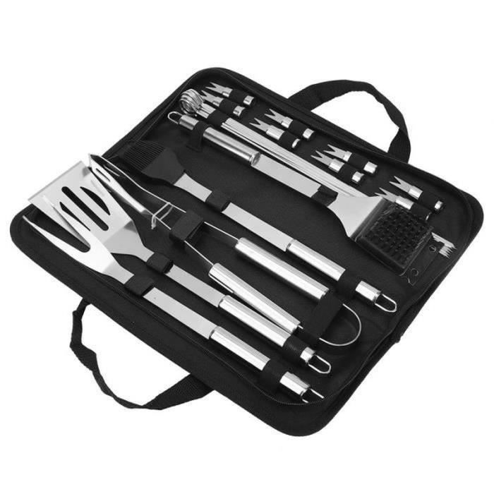 Sac De Rangement Pour Outils De Barbecue – Portable, Pliable, En Nylon Résistant – Idéal Camping Et Pique-nique