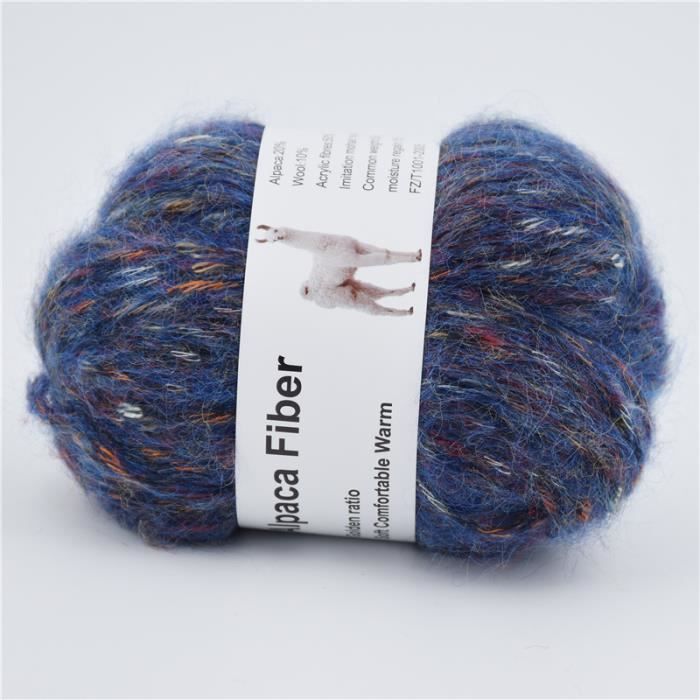 Fil à Tricoter Albouy - Laine Blanche Mohair - Cône De 830 Grammes - Neuf - Fabriqué En Italie