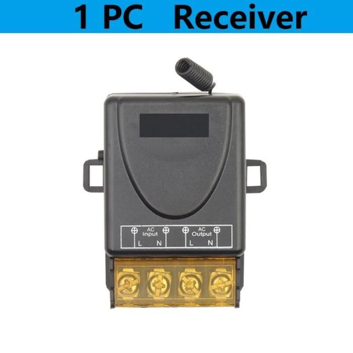 1RC Interrupteur de chauffe eau sans fil pour maison intelligente, contrôle à distance RF