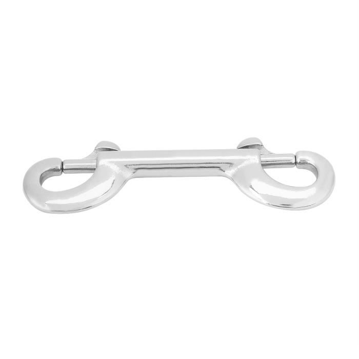 Solomi Mousqueton De Plongée Double Extrémité En Acier Inoxydable – 3 Tailles (90, 100, 115 Mm) Pour Gilet Stabilisateur Et Ceinture
