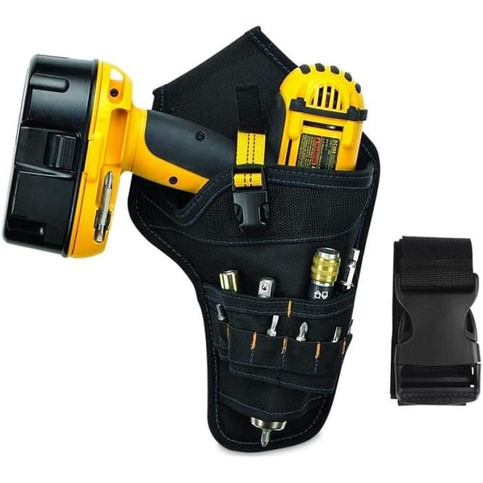 Pochette à outils avec ceinture réglable, étui de perceuse robuste