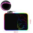 EMPIRE GAMING – Dark Rainbow Tapis de Souris Gamer – RGB LED 12 Modes d’Eclairage -1