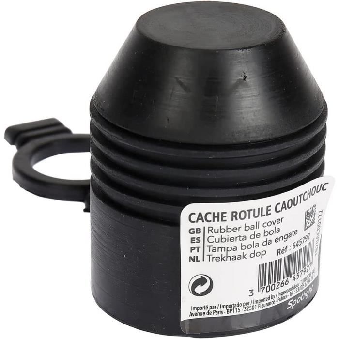Cache Boule Attelage Remorque Anneau Compatible Rotule Droite Ou Col Cygne  Diamètre 50mm To