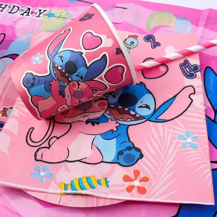 Lilo Stitch Couverts de Fête,Decoration Anniversaire Stitch,Vaisselle de  Fête d'anniversaire Lilo Stitch, Accessoires de Fête [150] - Cdiscount  Maison