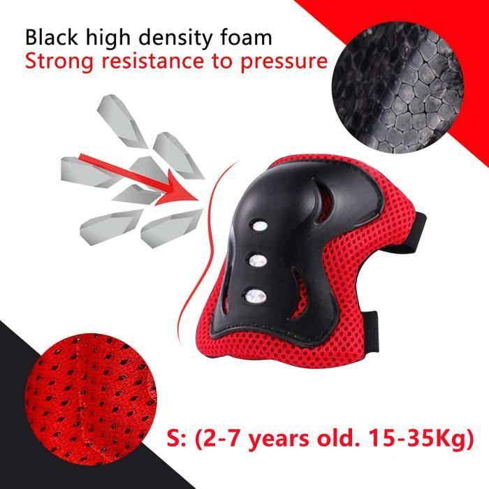 Genouillères Pour Enfants Coudières Protège-poignets Pour Le Skateboard