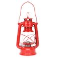 XIJ Lampe à pétrole rétro Lampe à Pétrole Vintage Lanterne de Fer Lampe à Huile de Fête Décoration Cadeau(Rouge) deco 7541793279240-2