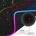 EMPIRE GAMING – Dark Rainbow Tapis de Souris Gamer – RGB LED 12 Modes d’Eclairage -2