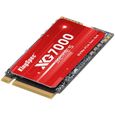 Disque SSD Interne - KingSpec - XG 7000 Series - 512 Go - M.2 M Key 2242 PCIe Gen4 x 4 NVME 1.4, Jusqu'a 7000 Mo-s en Lecture-2