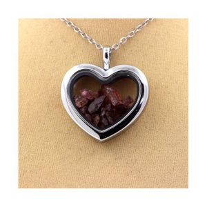 Pendentif Cœur En Serpentine Verte – Pierre Naturelle Apaisante Et Équilibrante