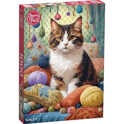 Stock Bureau - WOODEN CITY Puzzle en Bois Fête des chats 505 pièces