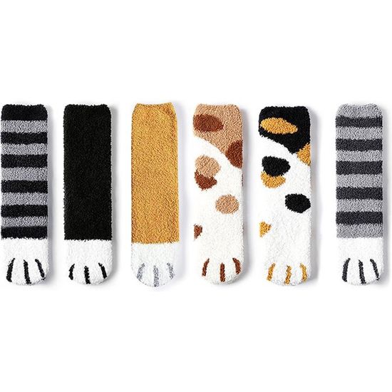 Chaussette Thermique Sock Snob 4 Paires Femme Chaussettes Antidérapantes Chaussette Antiderapante Femme