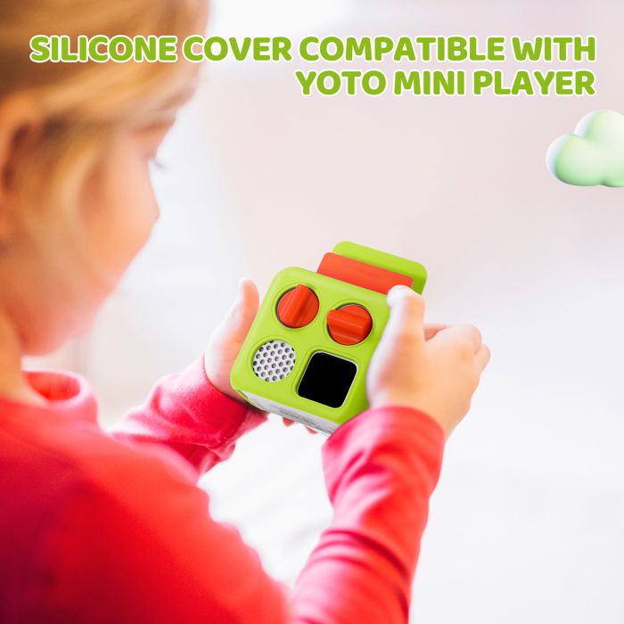 Coque En Silicone Antidérapante Pour Lecteur Audio Yoto Mini (édition 2024) - Housse De Protection Avec Fente Pour Cartes Et Sangle Anti-perte - Jaune Et Autres Coloris