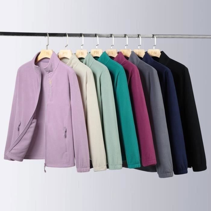 Veste Polaire à Capuche – Vert Olive