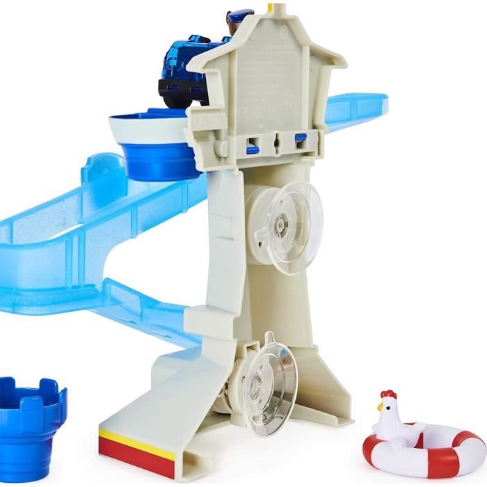 Jouet De Bain Pat' Patrouille - Playset Adventure Bay Avec Véhicule Chase Lumineux - Pour Enfants 3 Ans Et +