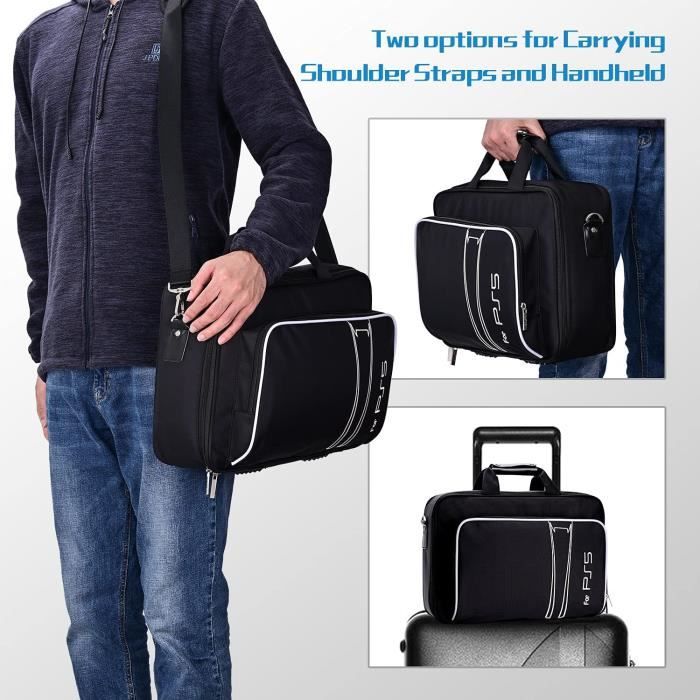TicEaik Funda de Transporte para PS5 y PS5 Slim/Pro, Funda de Viaje TicEaik Funda de Transporte para PS5 y PS5 Slim/Pro, Funda de Viaje