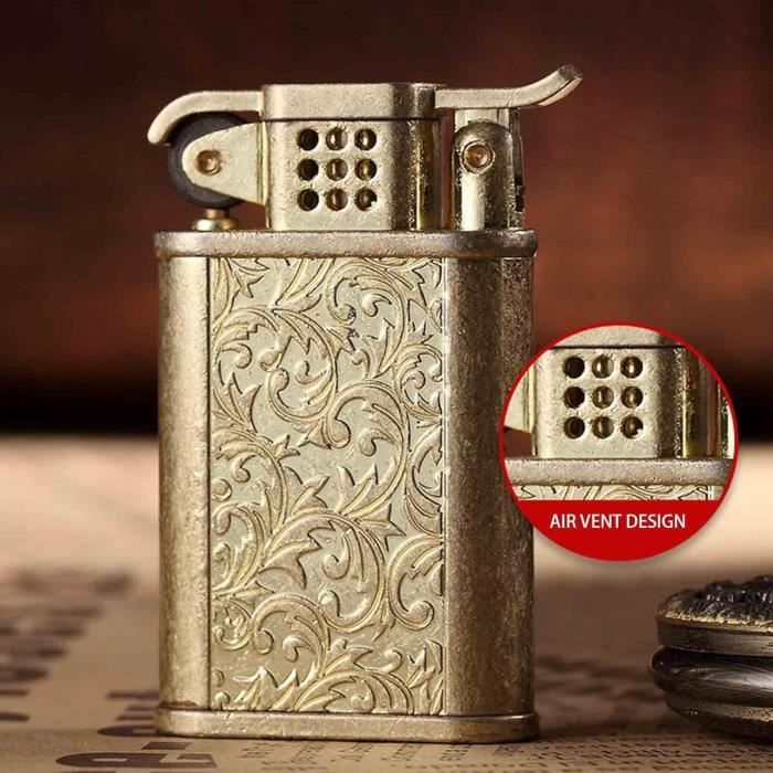 Briquet Vintage À Essence For Hommes, Briquet De Tranchée, Briquet